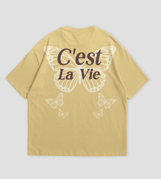 C'est La Vie Oversized Tee