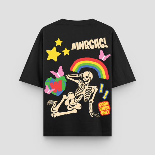 Dead But Vibin Unisex Oversized Ultra Heavyweight Tee